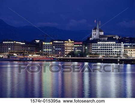 Stock Image - Geneva Switzerland. Fotosearch