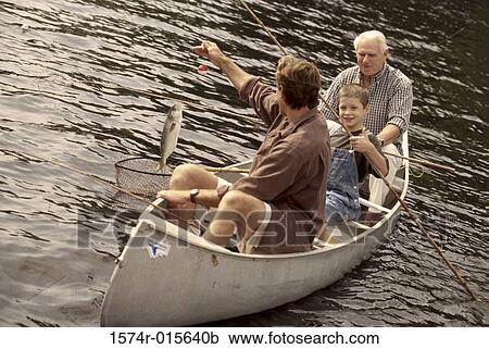 Grandfather sitting in a boat with his son and grandson View Large Photo Image Stock Image - Grandfather sitting in a boat with his son and grandson. Fotosearch
