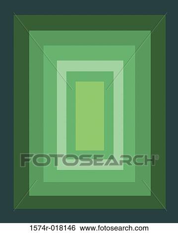 Stock Photograph - Green Matte 2002 Diana Ong (b. 1940/Chinese-American) Computer graphics. Fotosearch