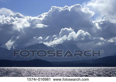 Hood Canal Olympic Mountains Washington, USA View Large Photo Image Stock Image - Hood Canal Olympic Mountains Washington, USA. Fotosearch