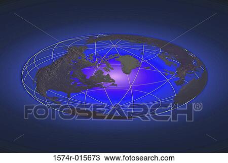 Illustration of a globe View Large Photo Image Stock Image - Illustration of a globe. Fotosearch