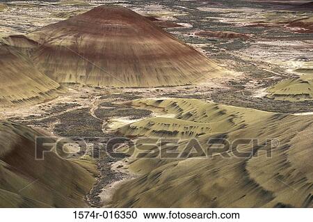 John Day Fossil Beds National Monument Oregon USA View Large Photo Image Stock Image - John Day Fossil Beds National Monument Oregon USA. Fotosearch