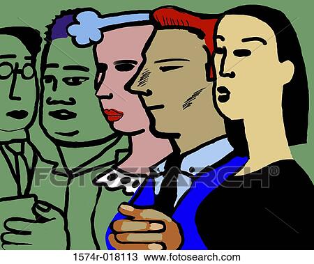 Stock Image - Jurors 2002 Diana Ong (b. 1940/Chinese-American) Computer graphics. Fotosearch
