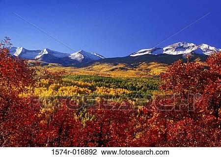 Stock Image - Kebler Pass Colorado USA. Fotosearch