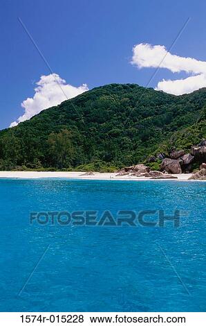 La Digue Seychelles View Large Photo Image Stock Photo - La Digue Seychelles. Fotosearch