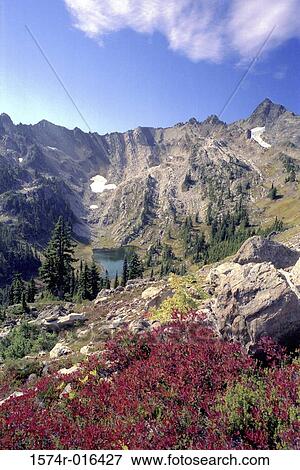 Lake of the Angels Olympic National Park Washington USA View Large Photo Image Stock Photo - Lake of the Angels Olympic National Park Washington USA. Fotosearch