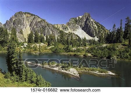 Lila Lake Wenatchee National Forest Washington USA View Large Photo Image Stock Image - Lila Lake Wenatchee National Forest Washington USA. Fotosearch