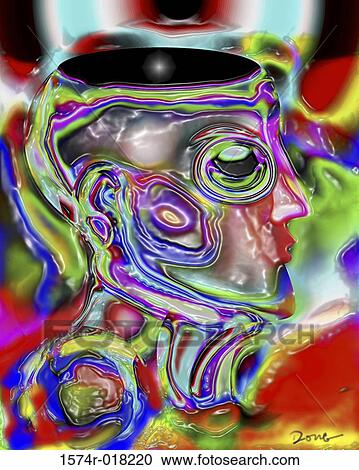 Lite-Headed 2003 Diana Ong (b. 1940 Chinese-American) Computer graphics View Large Photo Image Stock Image - Lite-Headed 2003 Diana Ong (b. 1940 Chinese-American) Computer graphics. Fotosearch