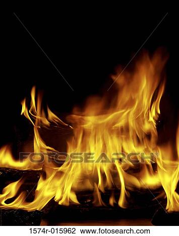 Log fire View Large Photo Image Stock Image - Log fire. Fotosearch