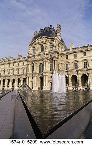 Louvre Paris France View Large Photo Image Stock Photo - Louvre Paris France. Fotosearch