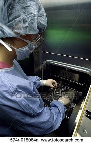 Stock Image - Medical Technician. Fotosearch