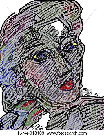 Paper Doll 2001 Diana Ong (b. 1940/Chinese-American) Computer graphics View Large Photo Image Stock Photo - Paper Doll 2001 Diana Ong (b. 1940/Chinese-American) Computer graphics. Fotosearch