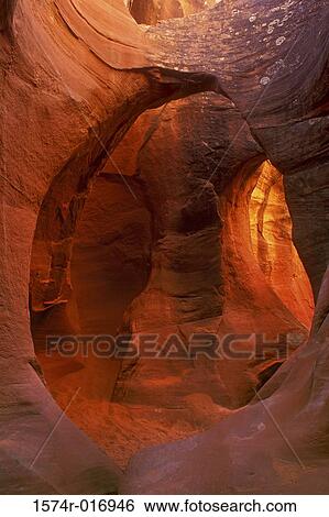 Stock Photograph - Peekaboo Canyon Grand Staircase-Escalante National Monument, Utah, USA. Fotosearch