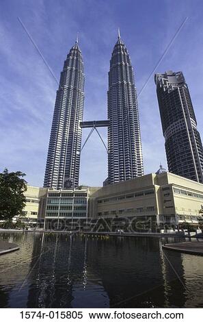 Stock Photography - Petronas Towers Kuala Lumpur Malaysia. Fotosearch
