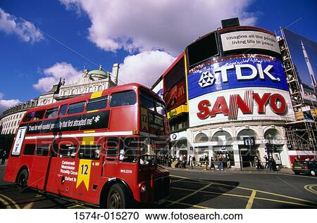 Piccadilly Circus London England View Large Photo Image Stock Image - Piccadilly Circus London England. Fotosearch