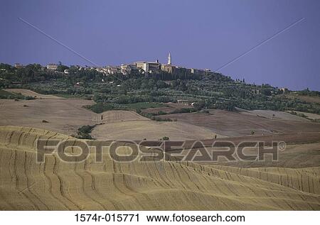 Pienza Italy View Large Photo Image Stock Image - Pienza Italy. Fotosearch