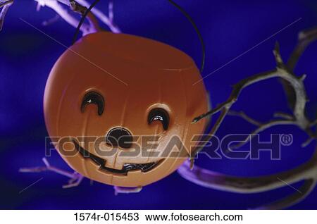 Plastic pail jack-o-lantern View Large Photo Image Stock Image - Plastic pail jack-o-lantern. Fotosearch