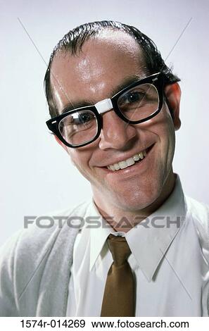 Stock Photo - Portrait of a young man smiling. Fotosearch