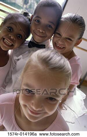 Portrait of four ballerinas smiling View Large Photo Image Stock Image - Portrait of four ballerinas smiling. Fotosearch