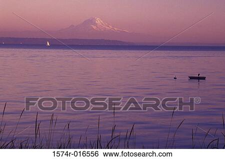 Puget Sound Washington USA View Large Photo Image Stock Photograph - Puget Sound Washington USA. Fotosearch