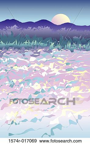 Ripple River 2003 Linda Braucht (20th C. American) Computer graphics View Large Photo Image Stock Photo - Ripple River 2003 Linda Braucht (20th C. American) Computer graphics. Fotosearch