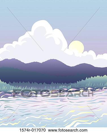 Ripple River 4 2003 Linda Braucht (20th C. American) Computer graphics View Large Photo Image Stock Image - Ripple River 4 2003 Linda Braucht (20th C. American) Computer graphics. Fotosearch