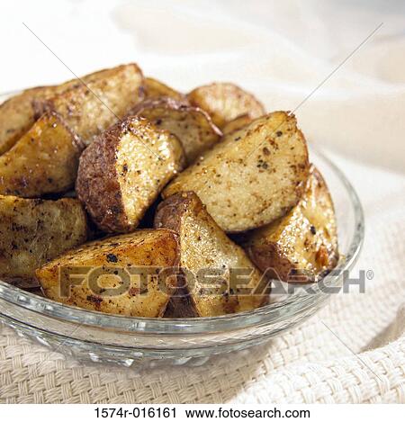 Roasted Potatoes View Large Photo Image Stock Image - Roasted Potatoes. Fotosearch