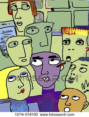 Stock Image - S. A. T. 2001 Diana Ong (b. 1940/Chinese-American) Computer graphics. Fotosearch