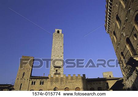 San Gimignano Italy View Large Photo Image Picture - San Gimignano Italy. Fotosearch