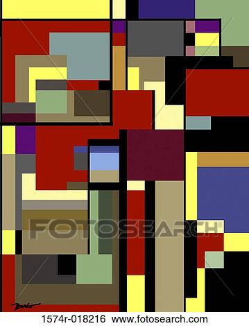 Stock Photograph - Skyscraper #2 2003 Diana Ong (b. 1940 Chinese-American) Computer graphics. Fotosearch