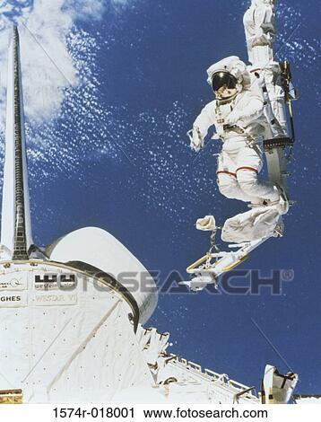 Spacewalk Space Shuttle Challenger February 7, 1984 View Large Photo Image Stock Image - Spacewalk Space Shuttle Challenger February 7, 1984. Fotosearch