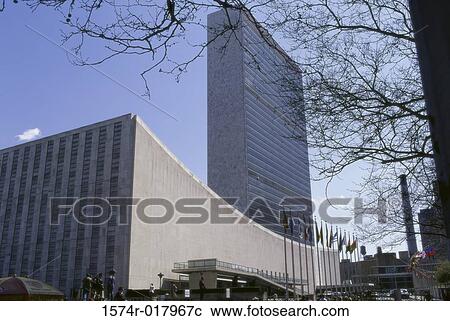 Stock Image - United Nations New York City USA. Fotosearch