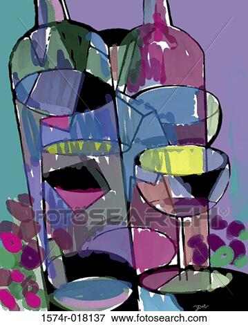 Wine Bouquet 2002 Diana Ong (b. 1940/Chinese-American) Computer graphics View Large Photo Image Stock Photo - Wine Bouquet 2002 Diana Ong (b. 1940/Chinese-American) Computer graphics. Fotosearch