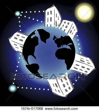 World Communication 2 2003 Linda Braucht (20th C. American) Computer graphics View Large Photo Image Stock Photo - World Communication 2 2003 Linda Braucht (20th C. American) Computer graphics. Fotosearch
