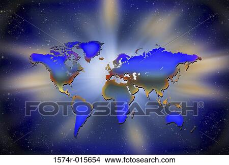 World map View Large Photo Image Picture - World map. Fotosearch