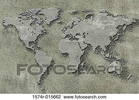 World map View Large Photo Image Stock Image - World map. Fotosearch