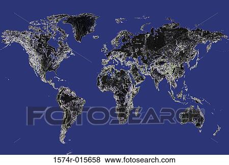 World map View Large Photo Image Stock Photo - World map. Fotosearch