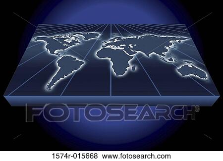 World map View Large Photo Image Stock Photo - World map. Fotosearch