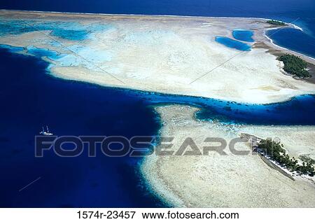 Aerial view of islands, Godfreys Island, Solomon Islands View Large Photo Image Stock Photo - Aerial view of islands, Godfreys Island, Solomon Islands. Fotosearch