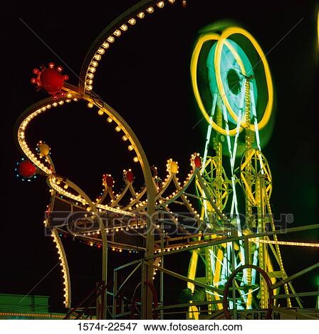 Amusement park ride in motion, Michigan State Fair, Michigan, USA View Large Photo Image Stock Photo - Amusement park ride in motion, Michigan State Fair, Michigan, USA. Fotosearch