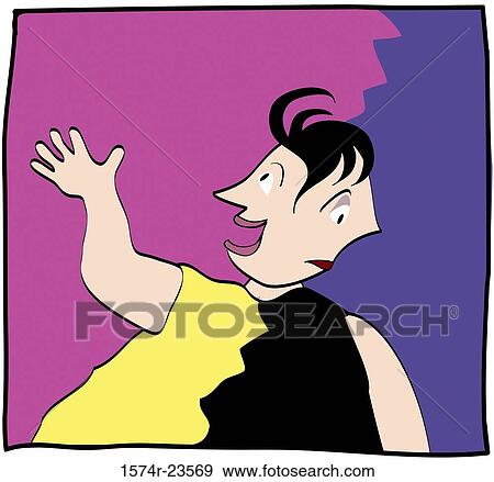 Stock Photo - BiPolar Linda Braucht (20th C. American) Computer Graphics. Fotosearch