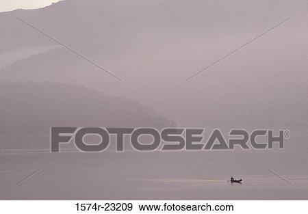 Stock Photo - Boat on a lake. Fotosearch