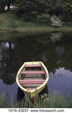 Stock Photo - Boat on a lake. Fotosearch