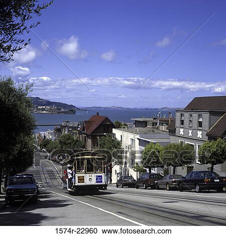 Cable car in San Francisco, California, USA View Large Photo Image Stock Image - Cable car in San Francisco, California, USA. Fotosearch