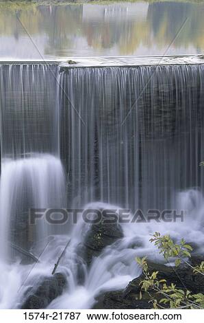 Cascading waterfall at Pawlet, Vermont, USA View Large Photo Image Stock Photo - Cascading waterfall at Pawlet, Vermont, USA. Fotosearch
