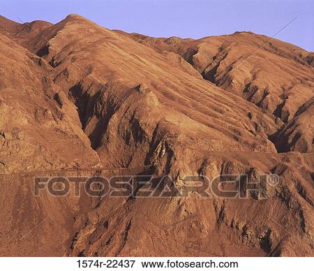 Cliffs on the Flaming Mountains, Turfan, China View Large Photo Image Stock Photo - Cliffs on the Flaming Mountains, Turfan, China. Fotosearch