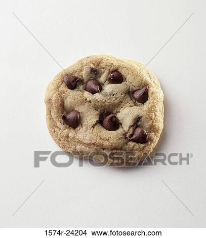 Close-up of a chocolate chip cookie View Large Photo Image Picture - Close-up of a chocolate chip cookie. Fotosearch