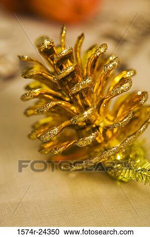 Stock Image - Close-up of a Christmas ornament. Fotosearch