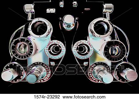 Close-up of a phoroptor View Large Photo Image Stock Image - Close-up of a phoroptor. Fotosearch