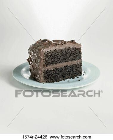 Close-up of a piece of chocolate cake View Large Photo Image Stock Photograph - Close-up of a piece of chocolate cake. Fotosearch